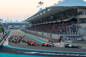 grand prix f1 abu dhabi 2019 on the yacht event