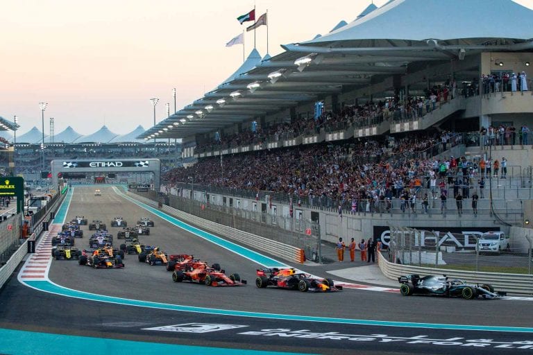 grand prix f1 abu dhabi 2019 on the yacht event