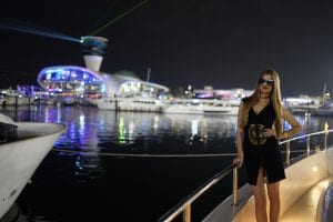 grand prix f1 abu dhabi 2019 on the yacht event